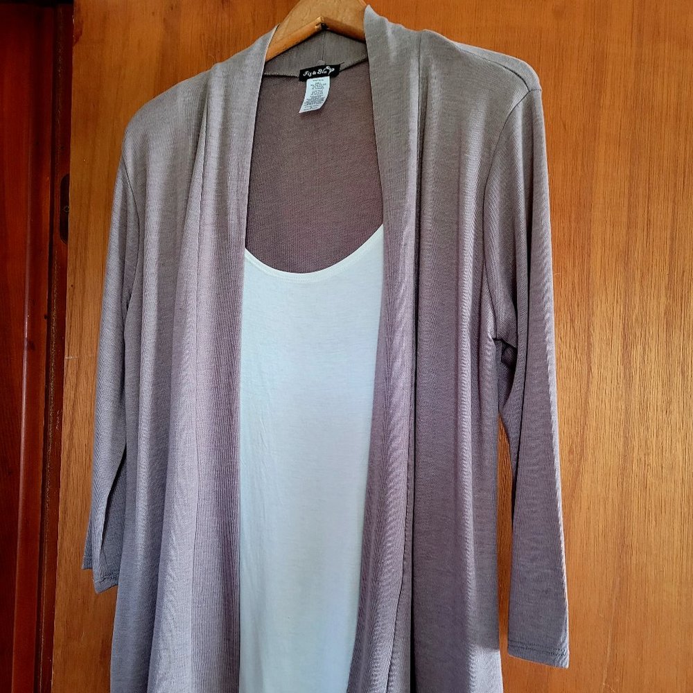 Fig & Blu Layered Top